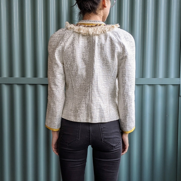 Guess by Marciano Mirrored Beaded Crop Jacket - Picture 5 of 10